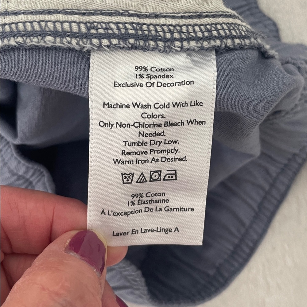 Eddie Bauer Washed Cotton Women's Drawstring Shorts - Picture 5 of 5